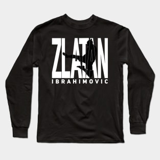 Zlatan Ibrahimović silhouette Long Sleeve T-Shirt